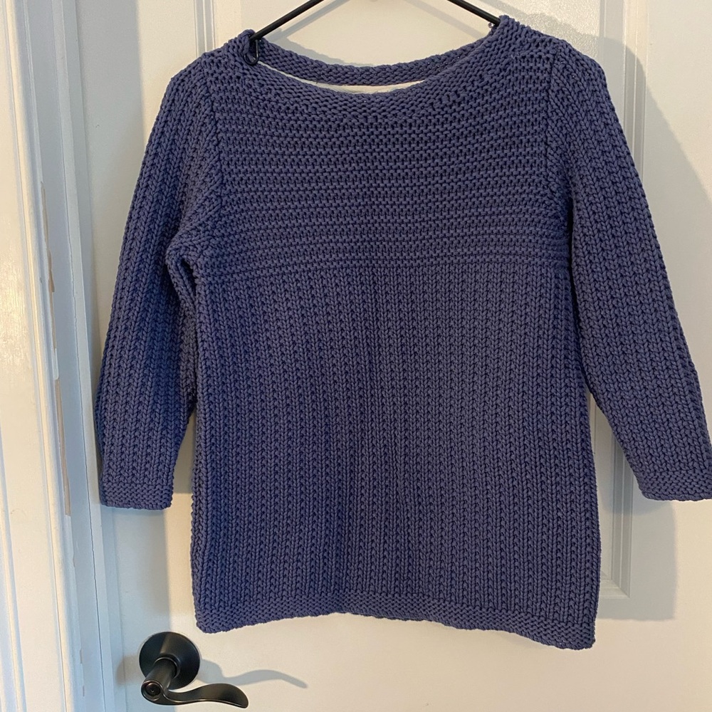 Boden Women's Chunky Knit Three Quarter Sleeves Sweater